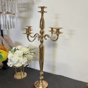 5 Arms Wedding Table New Modern <strong>Candle</strong> <strong>Holder</strong> <strong>Lantern</strong> Other <strong>Lanterns</strong> and <strong>Candle</strong> Jars Gold <strong>Candle</strong> <strong>Holder</strong> - Product Image 6