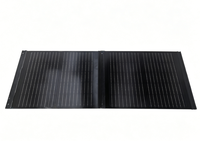 Tuile solaire en verre BIPV étanche IP67, panneaux solaires monocristallins en silicium entièrement noirs sur mesure pour usage résidentiel