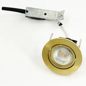 Quality Anti-glare Die-Casting Aluminum Dimming LED Recessed Ceiling Spotlights COB Mr16 Recessed Downlight Gold Room LED Light