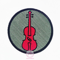 Écusson de broderie pour vêtement Écusson de broderie personnalisé au design personnalisé Accessoire pour chapeau Merrow Bordure découpée au laser Fer à repasser