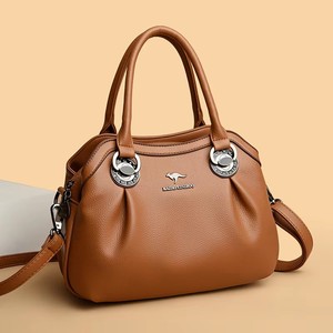 Bolso de mano de 3 capas de alta calidad para mujer, bolso cruzado de hombro de gran capacidad para mujer, bolsos de mano Retro simples para mujer, billetera Sac A <span class=keywords><strong>Main</strong></span> - Product Image 4