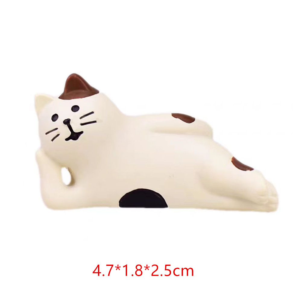 Sleeping position of calico cat