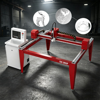 Mini machine de découpe laser à fibre de type portique CNC pour la fabrication de bijoux, le bricolage et la découpe de tôles de laiton