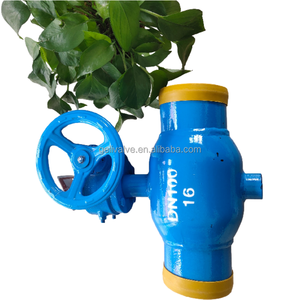 Válvula de Bola de Acero al Carbono Manual de Alta Temperatura, Personalizable OEM, Construcción Soldada, para Drenaje de Agua, Aplicación General, Bola WCB - Product Image 5