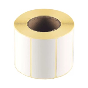 <strong>Yellow</strong> Inner Adhesive <strong>Sticker</strong> Direct Thermal Print 58*40 40*30 75*120 30*20 58*60 100*160mm Barcode Express Packaging <strong>Stickers</strong> - Product Image 1