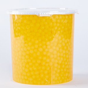 BODUO Factory Outlet 3kg Bola de jugo de fruta Boba Peal Mango Sabor Popping Boba para té de burbujas Té de la leche - Product Image 2