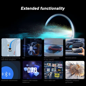 10.36 inch 7870 Android 13 xe Đài phát thanh stereo Navigation DVD Player âm thanh DSP <span class=keywords><strong>wifi</strong></span> 4 gam GPS cho Honda Fit GE GP GE 2007 - 2014 - Product Image 5