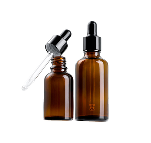 Gotero de cristal redondo <span class=keywords><strong>Boston</strong></span>, botellas de aceite esencial, transparente, azul, ámbar, verde, 15ml, 30ml, 60ml, 120ml, 1oz, 2 - Product Image 1