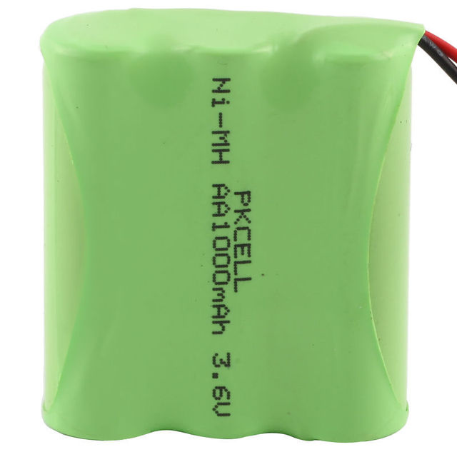 NIMH Aa 2300mah 3.6v Rechargeable Battery Pack With Cable and Connector