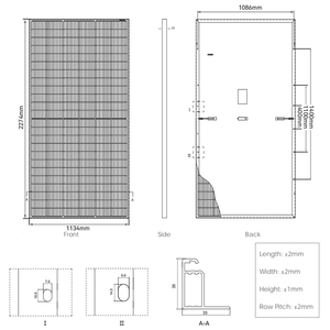 N-Type Bifacial <strong>Solar</strong> PV <strong>Panels</strong> <strong>500W</strong> 565W 580 550 Watts Bifacial Monocrystalline <strong>Solar</strong> <strong>Panel</strong> Eu Warehouse Price - Product Image 3