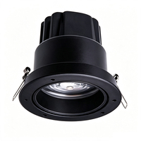 Projecteur LED SPOTLIGHT DALI Truefashion GCGM RS700B, lentille noire et blanche, corps noir et blanc, CRI élevé 90, IP20, garantie de 3 ans