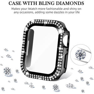 Umper Csobre pple emperempered Lass ililm overs iiamond rotrotective ase or pple atatch 8 45mm 7 6 <span class=keywords><strong>se</strong></span> <span class=keywords><strong>40</strong></span>/44mm 41mm iWatch series 8 5 4 3 - Product Image 4