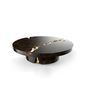 Multifunctional Wooden Modern Luxury Living Room Furniture Low Round Nesting <b>Coffee</b> <b>Tables</b> VL IPE-CT-02-SOWILO Low Round Nesting - Product Image 6