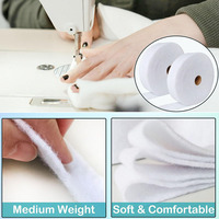 Tiras de Relleno de Gelatina Premium de 2.25 Pulgadas para Alfombras de Gelatina, Tiras de Relleno Precortadas 100% Poliéster para Acolchado