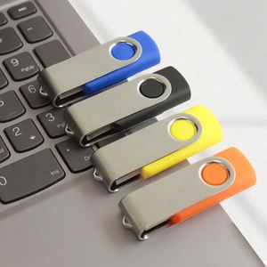 Clé USB pivotante haute vitesse, format stick, grande capacité, pour le bureau et les voyages, avec logo personnalisé, vente en gros, cadeau - Product Image 3