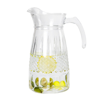 Usine vente chaude cuisine et table usage domestique 1800ML boisson jus verre à boire pichet d'eau