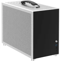 Boîtier PC portable de jeu en aluminium métallique D3 14.7L Mid Tower Mini-ITX 340mm GPU ATX PSU 240/280mm AIO Type C