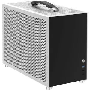 <span class=keywords><strong>Case</strong></span> per Computer D3 14.7L <span class=keywords><strong>ITX</strong></span> in Alluminio, Chassis Portatile per PC Gaming, GPU 340mm, ATX <span class=keywords><strong>PSU</strong></span>, AIO 240-280mm, Tipo C - Product Image 2