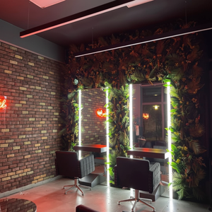Espejo de peluquería para peluquería, mesa de espejo de barbería dedicada con luz LED, espejo inteligente de pared luminoso de un solo lado - Product Image 3