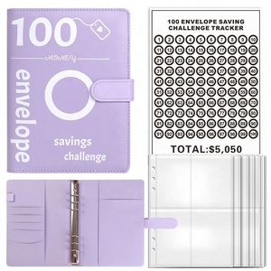 100 Envelopes Money Saving Challenge - Budget Planner with Cash & Cards Envelopes in <b>A5</b> Binder for Effective Savings - Product Image 4