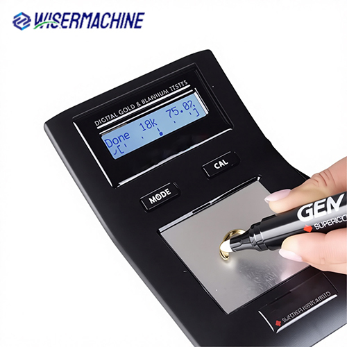Gold Tester 1-year Warrany Easy One-Button Precious Metal Tester Gold Karat Analysis for Pawn Service & Jewelry Stores