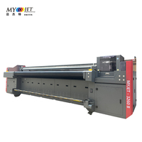Myjet 3260 uv hybrid printer Format besar Flex mesin cetak Banner dengan Ep son head untuk bisnis kecil