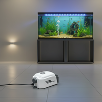 Pompe à oxygène portable super silencieuse à double sortie, régulateur à structure stable et économe en énergie pour aquarium, accessoires pour aquariums