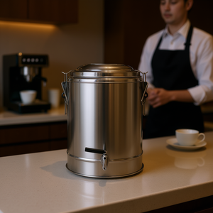 Dispensador de Bebidas Aislado de Acero Inoxidable Db 30L con Grifo, Contenedor de Bebidas Frías y Calientes de Grado Comercial - Product Image 2