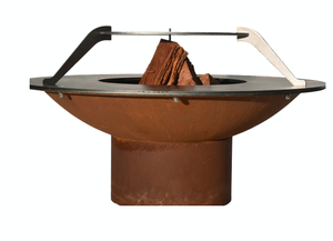 Outdoor Barbeque Corten Steel Fire Pit <b>Bbq</b> Grills for Backyard Corten Steel <b>Bbq</b> Brazier Fire Pit Heavy Duty <b>BBQ</b> Barbecue Grills - Product Image 6