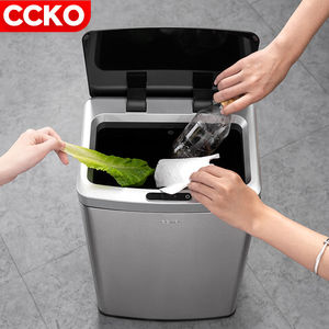 High Quality Hotel Outdoor Factory Large Portable Charging <strong>Metal</strong> Intelligent Dustbin Sensor <strong>Bins</strong> Smart Trash Waste Garbage Cans - Product Image 4