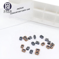 Surface de carbure de LOGU030310ER-GM fraisant le revêtement PVD de fraisage de fraise indexable à taux d'alimentation élevé