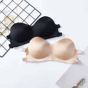 Senza soluzione di continuità invisibile reggiseno push up di un pezzo traceless avvolto reggiseno delle donne della biancheria intima senza spalline del reggiseno