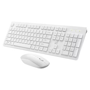 <b>Wireless</b> USB Keyboard and <b>Mouse</b> Combo Waterproof Ergonomic Design for Home Office & Multimedia Gaming Product - Product Image 2
