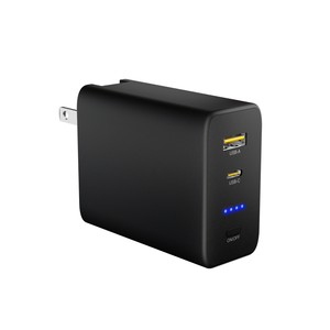 Nouvelle batterie externe étanche à charge rapide Type-C et USB-A, technologie GaN 20W/45W PD, 5000mAh avec prise secteur, portable, vente en gros d'usine - Product Image 1