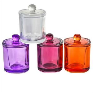 Conteneur vide de luxe pour bougies de décoration d'intérieur, 8 oz, 15 oz, avec couvercle en verre pour candélabre - Vente en gros - Product Image 3