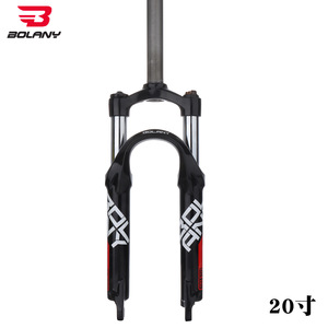 Horquilla Delantera para Bicicleta de 20 Pulgadas, 28.6mm, con Resorte Helicoidal, Amortiguador, Eje QR, Rojo - Product Image 5