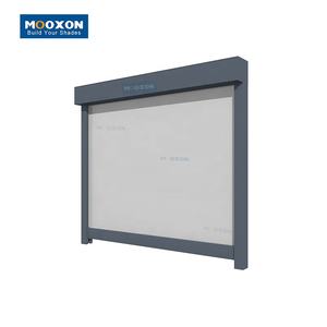 Aplicación de <span class=keywords><strong>sombra</strong></span> al aire libre personalizada, sistema de Control motorizado para ventanas, persiana de aluminio, pista con cremallera para jardín - Product Image 1