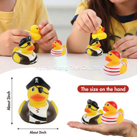 Canard en caoutchouc PVC personnalisé jouets de jeu d'eau pour enfants adaptés aux tout-petits en vrac imprimé baignoire jouets de bain