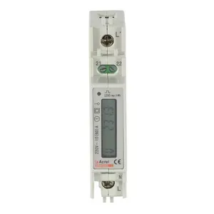 220V Ac Rs485 Smart Modbus elettrico digitale monofase elettronico Din Rail misuratore di energia