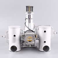 Moteur à essence bicylindre à deux temps pour accessoires d'avions et drones RC, conception refroidie par air, puissance fiable
