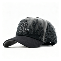 Gorra de béisbol de pana bordada al por mayor con tachuelas 3D, estilo urbano, para aficionados al deporte, unisex, gorras personalizadas, sombreros originales.