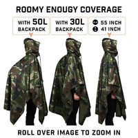 Imperméable à capuche de chasse, abri multifonctionnel de camouflage, tente de jungle, safari, trekking, tapis, cape, entraînement en milieu sauvage, vente en gros
