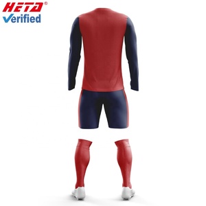 Uniforme de Fútbol Personalizado de Último Diseño y Alta Calidad, Conjunto de Camiseta de Fútbol de Manga Larga de Secado Rápido - Product Image 6