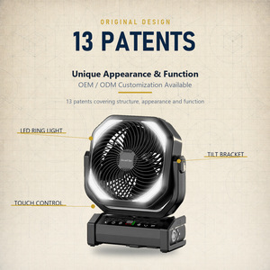 Ventilador Portátil Inalámbrico Socool de 20000 mAh y 12 V con Luz LED, Control Remoto, Fuente de Energía Eléctrica para Uso en Exteriores, Campamentos y Mesas - Product Image 6
