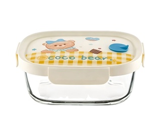 Recipientes de Vidrio de Borosilicato de Alta Resistencia para Preparación de Comidas, Aptos para Microondas y Congelador, con Tapas Herméticas, Aptos para Lavavajillas y Ecológicos - Product Image 1