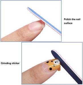 100 Piezas de Limas de Uñas de Doble Cara, Papel de Lija para Decoración de Uñas, Pulido de Puntas de Uñas, Herramienta de Manicura y Pedicura - Product Image 3