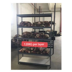 זול מחיר שחור 5 שכבה boltless מדף זווית פלדת אור החובה תעשייתית מחסן אחסון מדף - Product Image 4