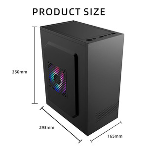 Giá thấp coolmoon OEM Máy tính để bàn máy tính chơi Game Mini PC trường hợp A-<span class=keywords><strong>ATX</strong></span>/ ITX SPCC giá rẻ giữa tháp PC trường hợp văn phòng kinh doanh mini Trường hợp PC - Product Image 5