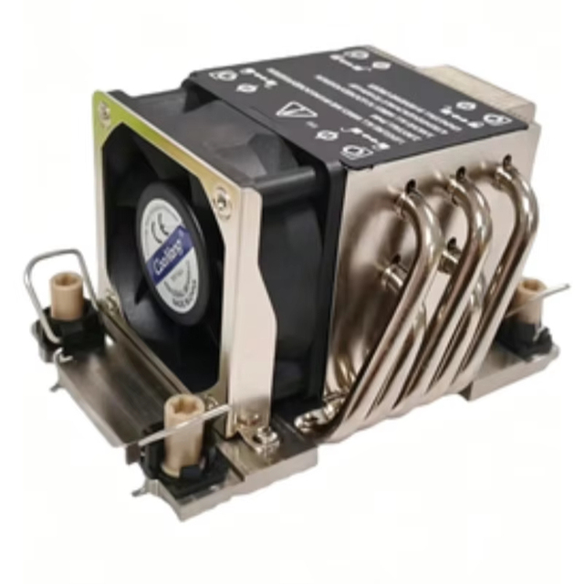 2U Server Cooler 4 Heatpipes 225W/250W CPU Heatsink for Intel LGA2011 LGA2011-3 Industrial PC Radiator