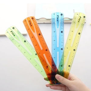 Regla Flexible de PVC de Color, 20 cm, para Estudiantes, Regla de Plástico Flexible para Niños de Escuela, Fabricada por OEM - Product Image 2
